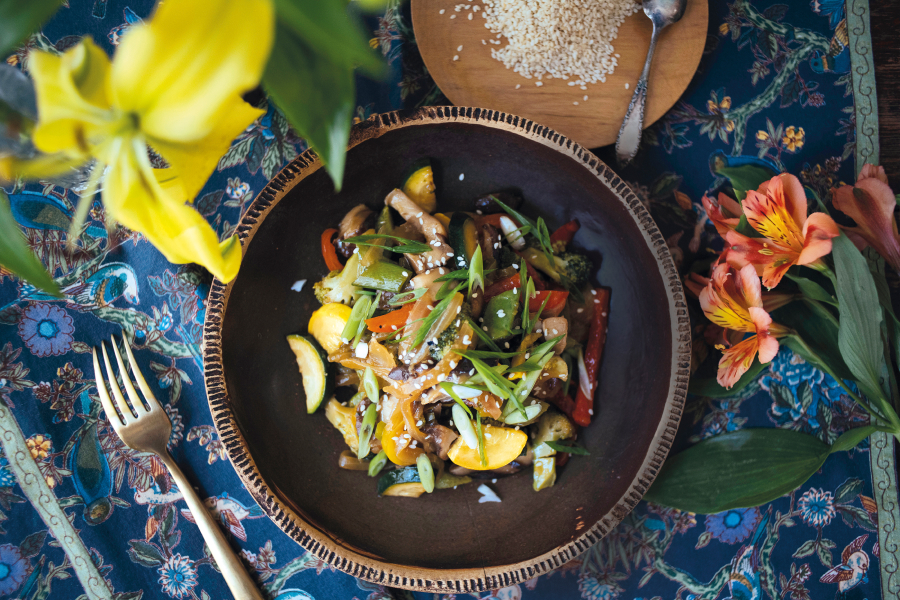 Mushroom and Veggie Stir Fry